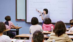 「超人氣日語班」甲班適合已有日文基礎的中級學員參加。(臺北市立圖書館天母分館提供)