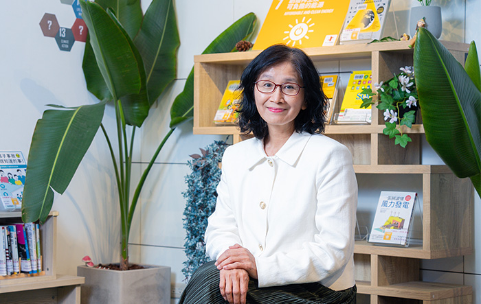 程淑芬強調，國泰金控在投資時，重視企業永續資訊的揭露和氣候行動的落實。