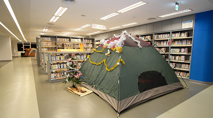 蔡家嫻期待藉由夜宿活動，讓參與者感受到圖書館的無限可能。