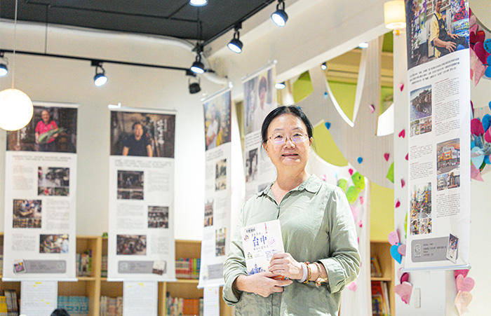 陳秀真積極「走出去」，結合在地資源，與周邊店家結盟辦活動，吸引讀者注意力。