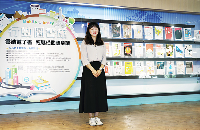 蕭宸婷希望藉由巷弄閱讀嘉計畫，讓閱讀更貼近民眾的日常生活。