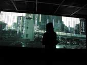 台法藝術家合作的「三重奏1號」強調作品與觀眾互動接觸所產生的變化。