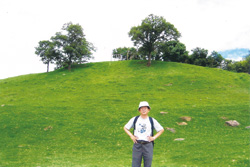 蔡文章喜愛山林，更愛書寫山林。
