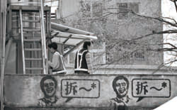 「沉默的目擊」攝影展正在二二八國家紀念館展出。
