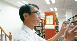 葉建良館長對臺南市圖書館的經營有了新想法。