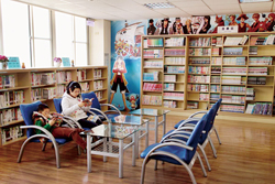 青少年已把大安區圖書館當成另一個家。